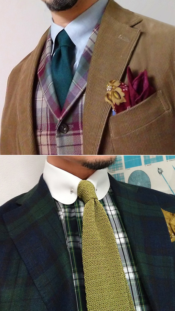 タータンチェックを楽しむ