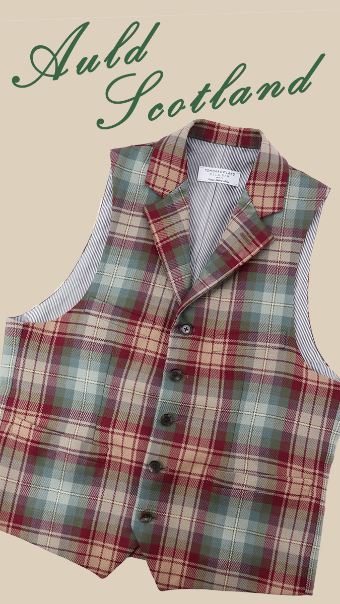 タータンのオッドベスト